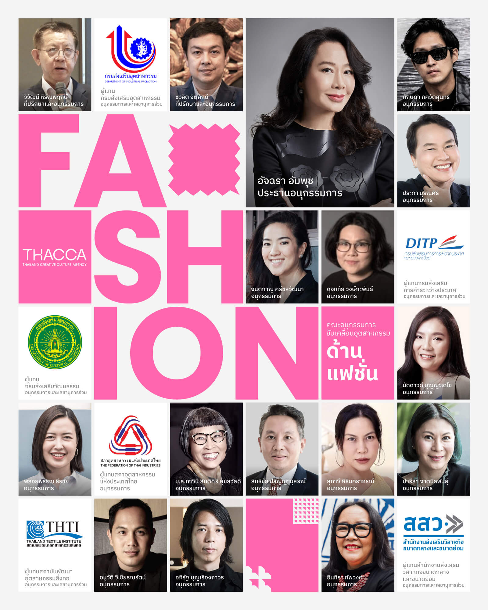 คณะอนุกรรมการขับเคลื่อนอุตสาหกรรมด้านแฟชั่น